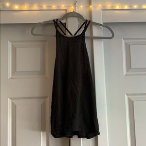 Black tank top